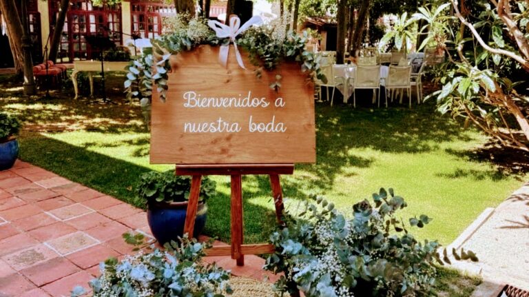 cartel bienvenidos a nuestra boda